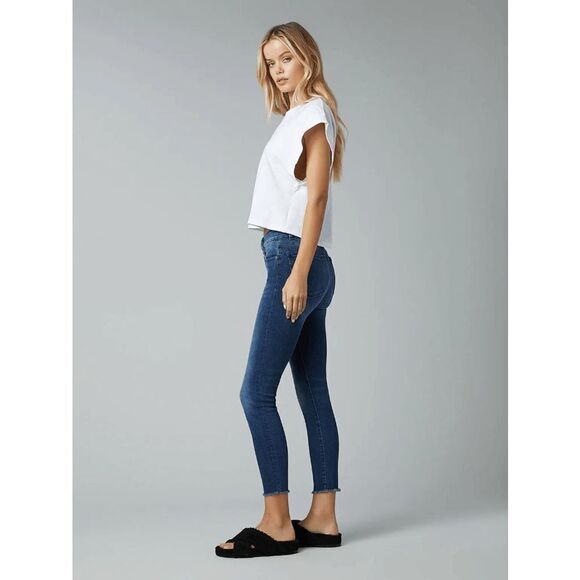 DL1961 Florence Skinny Mid Rise Denim Instasculpt Crop Jeans Womens Size 26 - Picture 3 of 12